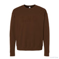 Limited Edition Fall LEO Puff Sweatshirt Brown
