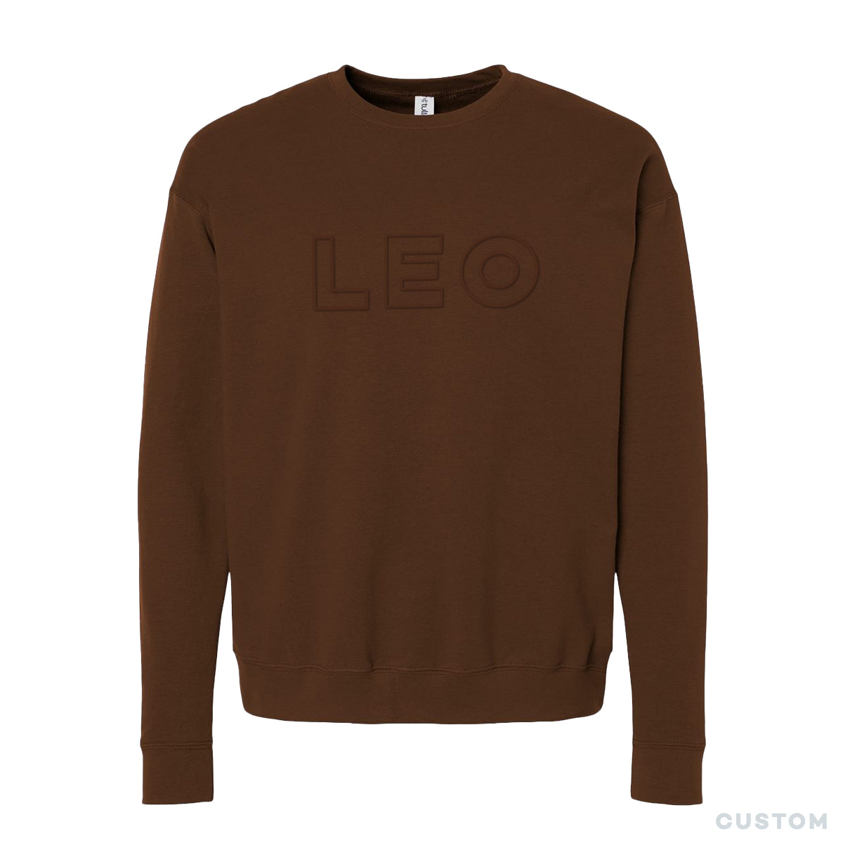 Limited Edition Fall LEO Puff Sweatshirt Brown
