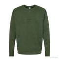 Limited Edition Fall LEO Puff Sweatshirt Military Green