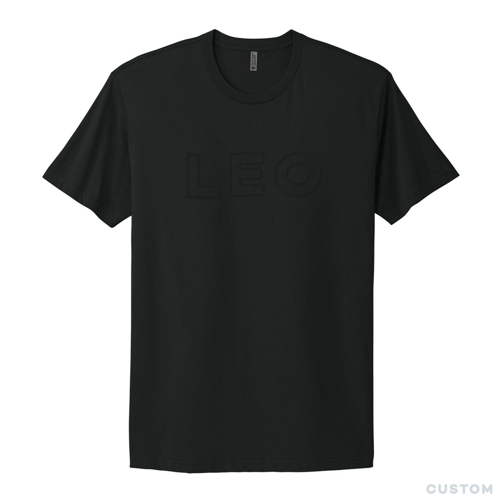 LEO Embroidered Cotton T-Shirt