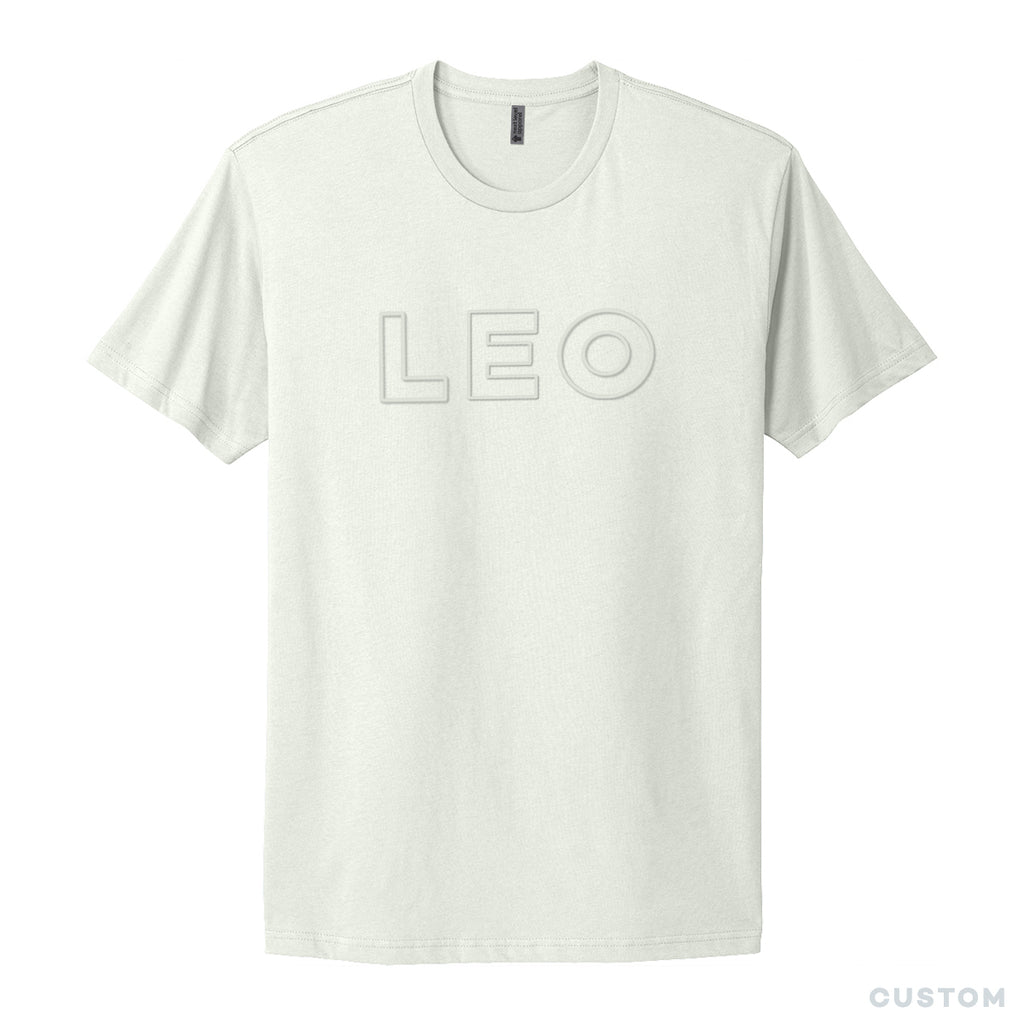 LEO Embroidered Cotton T-Shirt