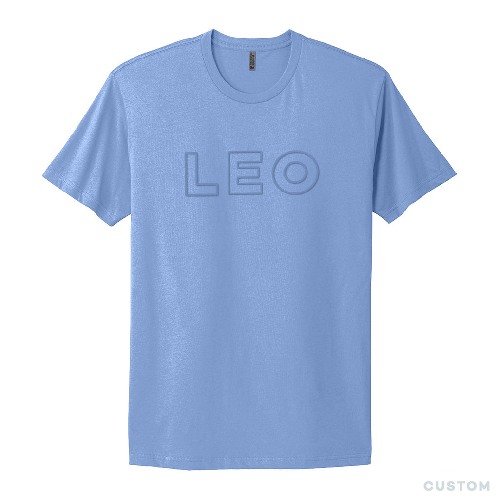 LEO Embroidered Cotton T-Shirt