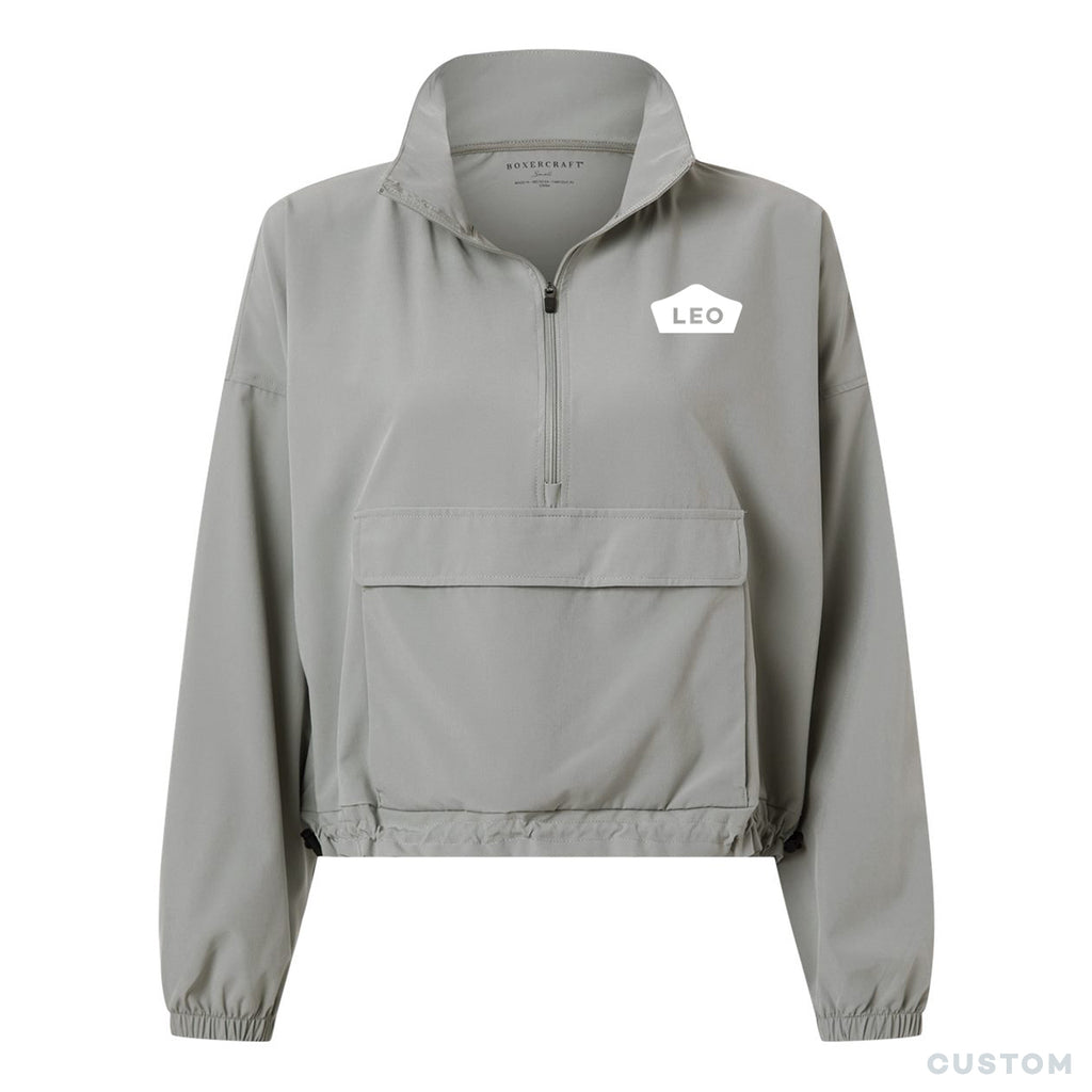 Women's Stretch Woven Quarter-Zip Pullover